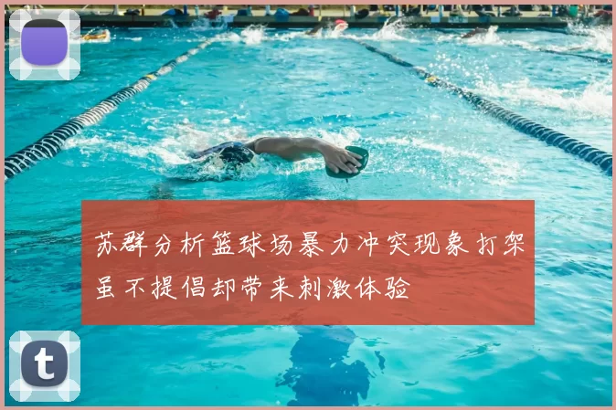 苏群分析篮球场暴力冲突现象打架虽不提倡却带来刺激体验