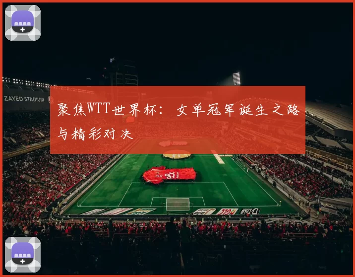 聚焦WTT世界杯:女单冠军诞生之路与精彩对决