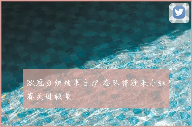 欧冠分组结果出炉 各队将迎来小组赛关键较量
