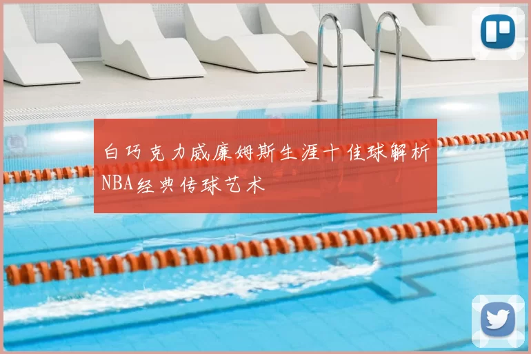 白巧克力威廉姆斯生涯十佳球解析NBA经典传球艺术