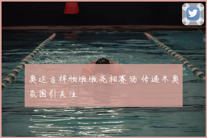 奥运吉祥物墩墩亮相赛场 传递冬奥氛围引关注