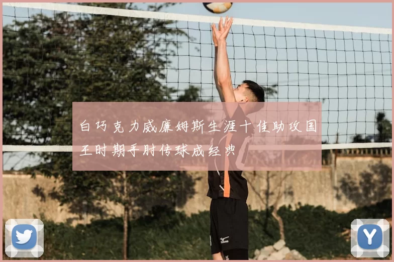 白巧克力威廉姆斯生涯十佳助攻国王时期手肘传球成经典