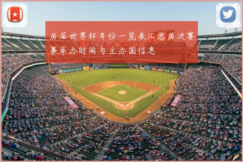 历届世界杯年份一览表汇总历次赛事举办时间与主办国信息
