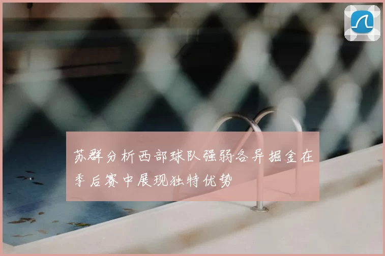 苏群分析西部球队强弱各异掘金在季后赛中展现独特优势